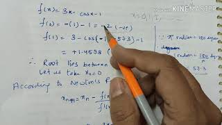 Example 3Newton Raphson Methodlecture5m3 [upl. by Lamori]