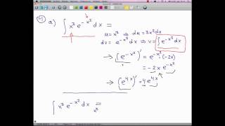 Integral de polinomio por exponencial de x2 parte 1 [upl. by Eniagrom]