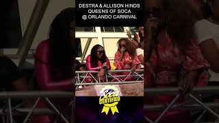 Destra and Allison Hinds Queens of Soca at Orlando Carnival orlandocarnival carnival socamusic s [upl. by Roberson]