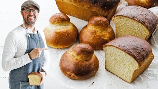 Homemade Brioche Bread Recipe [upl. by Clarise]