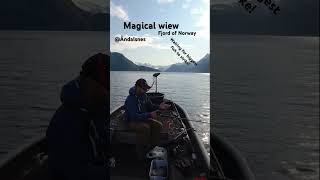 Magical wiew… check this…fjord of Norway🇳🇴 Åndalsnes fishing viralvideo shorts nature [upl. by Conlon]