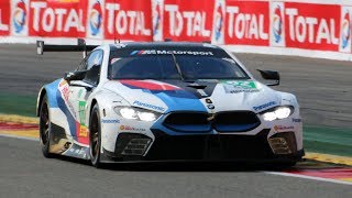 BMW M8 GTE on Track  Sounds amp Action at the First Race [upl. by Aiblis]