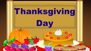 Thanksgiving Day Song  Nursery Rhymes and Songs For Children [upl. by Duane489]