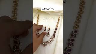 Gold Look Nack set 8300504775 trend jewelry fashiontrends diamond bridal shorts [upl. by Avehstab]