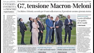 RASSEGNA STAMPA 14 GIUGNO 2024 QUOTIDIANI NAZIONALI ITALIANI PRIME PAGINE DEI GIORNALI DI OGGI [upl. by Clifton]