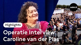 Operatie Interview Caroline van der Plas  Highlights [upl. by Akirrehs]