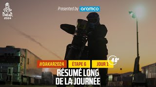 Le résumé de lÉtape 6 présenté par Aramco  Dakar2024 [upl. by Esyned605]