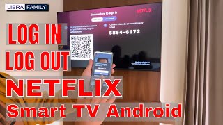 Cara Masuk Netflix di Smart TV Android  Login Logout NETFLIX  CARA GANTI AKUN NETFLIX DI TV [upl. by Hadeehsar]