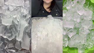 Ice Eating  Hard Ice Crushed Ice Eating Sound  Crunch Ice Eating ASMR [upl. by Naik]