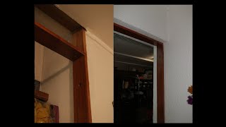 Instalación de marcos para closet y puerta con y sin ayuda paso a paso [upl. by Lore77]