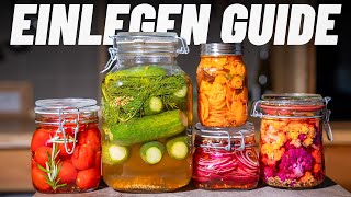 DIY Gurken und Gemüse Einlegen  Mach dein Gemüse unsterblich [upl. by Sedruol]