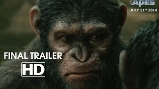 Dawn of the Planet of the Apes  Official Final Trailer HD [upl. by Atteuqehs]