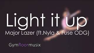 Light it up by Major Lazer  Gymnastic floor music [upl. by Leeann]