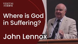 The Loud Absence Where is God in Suffering  John Lennox at Harvard Medical School [upl. by Yehc]