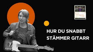 STÄMAPPARAT  DEN SNABBASTE SÄTTET ATT STÄMMA GITARR [upl. by Seabrooke438]