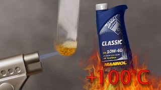 Mannol Classic 10W40 Jak czysty jest olej silnikowy Test powyżej 100°C [upl. by Abrams]