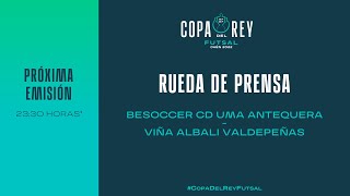 🚨En Directo🚨 Rueda de prensa de la Final de la Copa de SM El Rey de Futsal I🔴RFEF [upl. by Hollander]