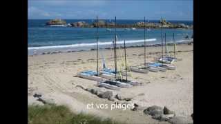 Roscoff finistere très belle location en bord de mer pour de superbes vacances en Bretagne [upl. by Yllac551]