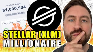 How Many Stellar XLM To Be a Millionaire With Price Prediction [upl. by Nesmat]