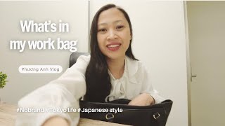 CÓ GÌ TRONG TÚI CỦA NHÂN VIÊN VĂN PHÒNG LÀM TẠI TOKYO CUỘC SỐNG NHẬT PHƯƠNG ANH VLOG mybag [upl. by Ardnaik]