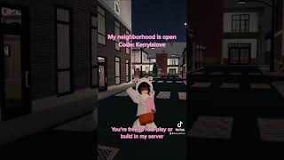 Free Bloxburg Neighborhood Code [upl. by Bez]