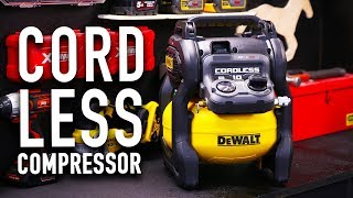 NEW 54v Cordless Air Compressor from DeWalt DCC1054N [upl. by Eiramanel]