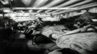 HD Stock Footage WWII London Opens Air Raid Shelters  German Buzz Bombers [upl. by Ymereg]