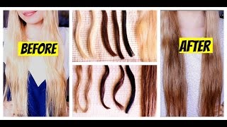 How To Naturally Darken Your Hair with COFFEETried On Different Hair Colors Beautyklove [upl. by Nicolle432]