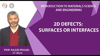 MSE Video 59 2D Defects Surfaces or Interfaces [upl. by Firooc]