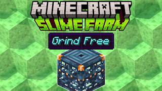 Minecraft 121  Easiest Slime Farm  For A Casual Players Needs [upl. by Tdnarb183]