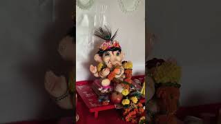 Shindhur Lal Chadhayo 😊🙏 ganesh ganeshmantra ganeshchaturthi ganeshamantra mumbaiganpati yt [upl. by Margie]