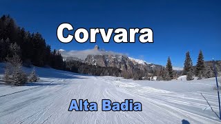 Italy Skiing Corvara Alta Badia [upl. by Catlee]