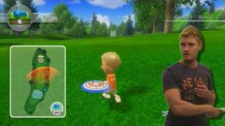 Gameplay  Wii Sports Resort Frisbee Golf [upl. by Kirby735]