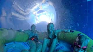 Atlantis Water Park Dubai  Shockwave Longest Family Ride in the world [upl. by Steel930]