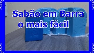 Como fazer Sabão em Barras a partir do sabão caseiro liquido Cómo hacer jabón en barras [upl. by Cobby740]