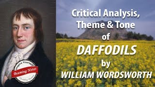 Daffodils by William Wordsworth Analysis and Explanation [upl. by Tammy]