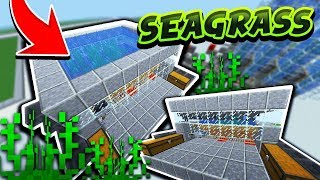 Minecraft Automatic Seagrass Farm Tutorial [upl. by Llertram335]