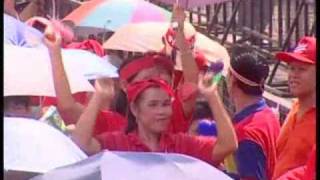 The Red Shirt Dance or How the Protests Started Here Thailand March 2010 [upl. by Sevein]