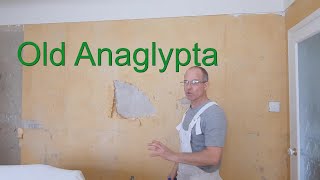 Stripping Old Anaglypta Wallpaper [upl. by Xyla78]