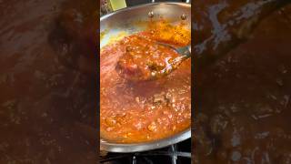 Best Spaghetti Sauce😱😱 food cooking spaghettirecipe [upl. by Akerehs]