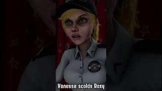 FNAF SB Vanessa Scolds Roxy shorts fnaf fnafsecuritybreach [upl. by Gnod154]