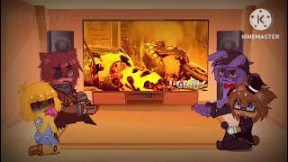 FNIA React to FNAF song  FNIA x Gacha  enjoy the video and later BlackGryph0n [upl. by Cacilia317]