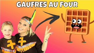 ♡• RECETTE MARDI GRAS GAUFRES AU FOUR  FACILE ET RAPIDE •♡ [upl. by Rehposirhc]