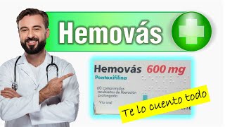 💊💊HEMOVAS 600 mg 💊💊 nombres  precio  usos  dosis eficacia efectos Pentoxifilina [upl. by Atinahs]