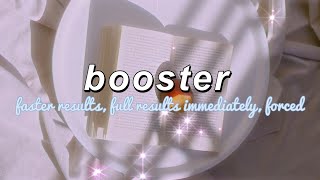 forced booster get faster subliminal results ♡ [upl. by Atika279]