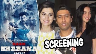 Naam Shabana Screening  Taapsee Pannu Elli Avram  Full HD Video [upl. by Idnat449]