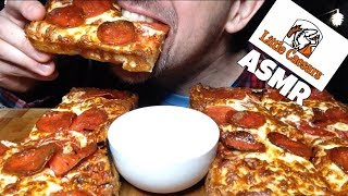 ASMR LITTLE CAESARS DEEP DEEP DISH PIZZA NO TALKING  MR amp MRS RALPHIES ASMR [upl. by January445]