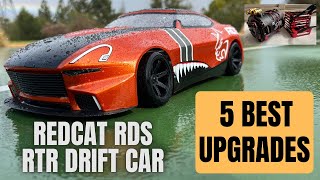 5 best upgrades for the Redcat RDS RTR Drift car  or how to build up the new RDS build kit [upl. by Akemet]