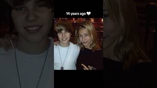 Justin Bieber And Hailey Bieber 14 Years Ago And Now 😍🫶🏼 shorts viral [upl. by Briney]