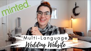 Making a MultiLanguage Wedding Website using Minted [upl. by Tnilk]